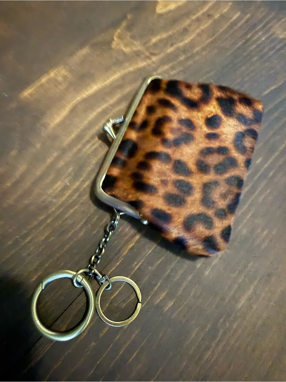 Patricia Nash Leopard hide Coin Purse